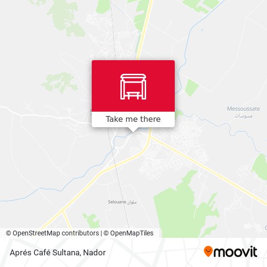 Aprés Café Sultana map