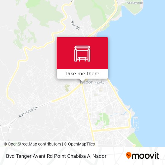 Bvd Tanger Avant Rd Point Chabiba A map