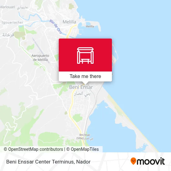Beni Enssar Center Terminus map