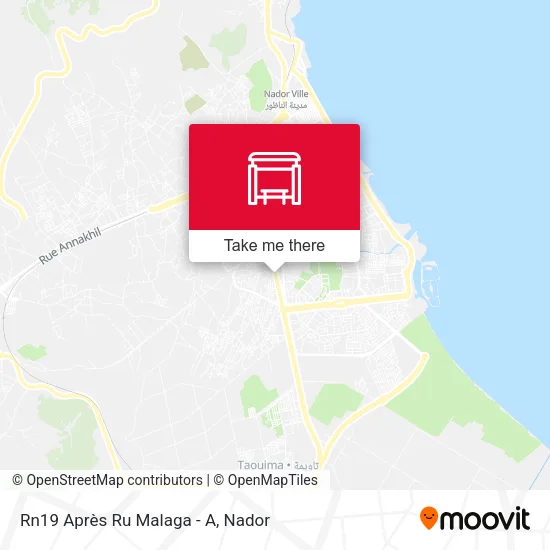 Rn19 Après Ru Malaga - A map