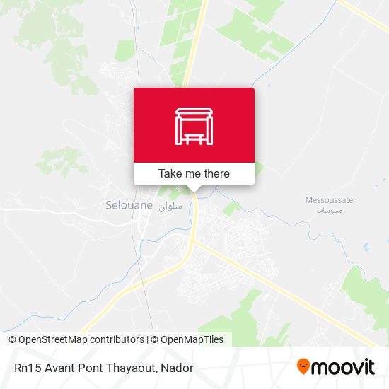 Rn15 Avant Pont Thayaout map