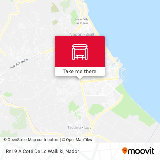 Rn19  À Coté De Lc Waikiki map
