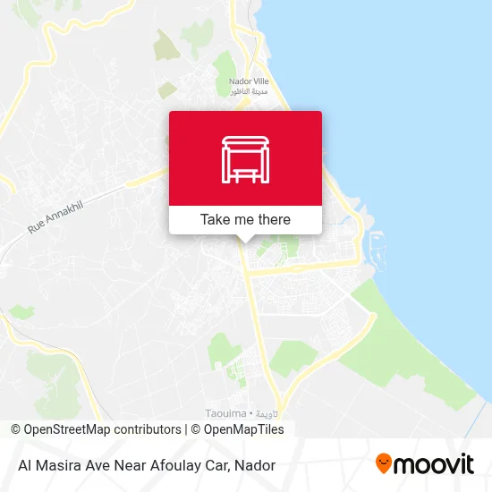 Al Masira Ave Near Afoulay Car map