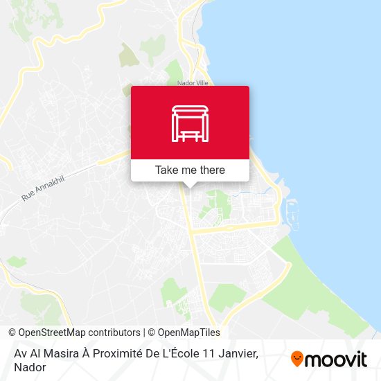 Av Al Masira À Proximité De L'École 11 Janvier map