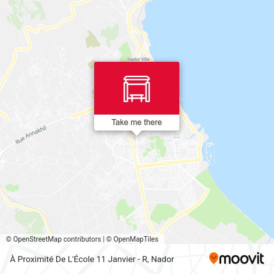 À Proximité De L'École 11 Janvier - R map