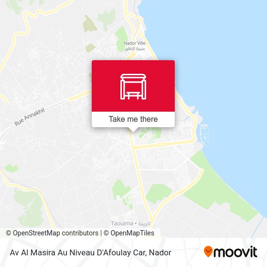 Av Al Masira Au Niveau D'Afoulay Car map