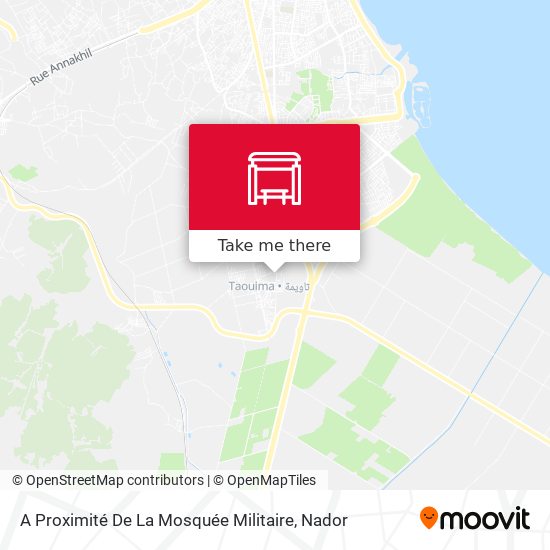 A Proximité De La Mosquée Militaire map