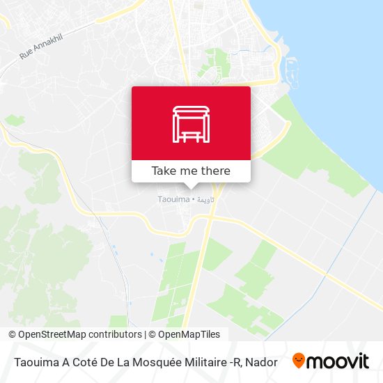 Taouima A Coté De La Mosquée Militaire -R map