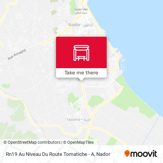 Rn19 Au Niveau Du Route Tomatiche - A map