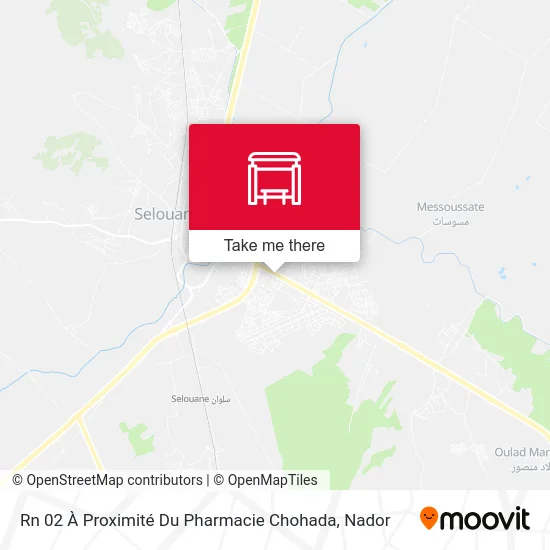 Rn 02 À Proximité Du Pharmacie Chohada map