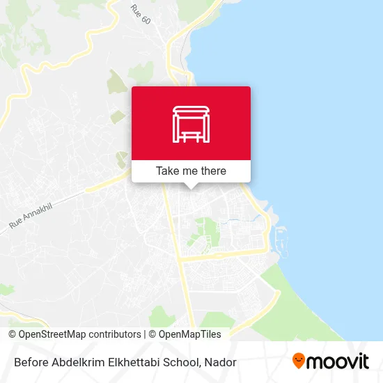 Avant L'École Abdelkrim Elkhettabi map