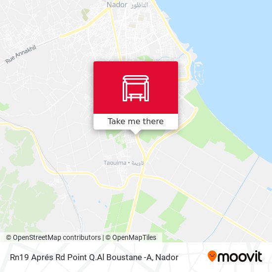 Rn19  Aprés Rd Point Q.Al Boustane -A map
