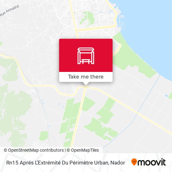 Rn15 Aprés L’Extrémité Du Périmètre Urban map
