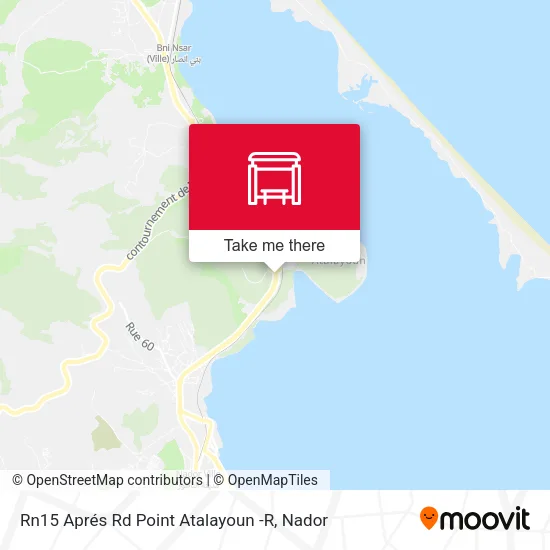 Rn15 Aprés Rd Point Atalayoun -R map