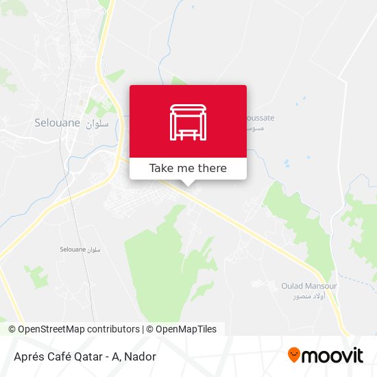 Aprés Café Qatar - A map
