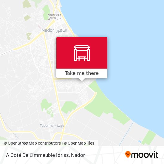 A Coté De L'Immeuble Idriss map