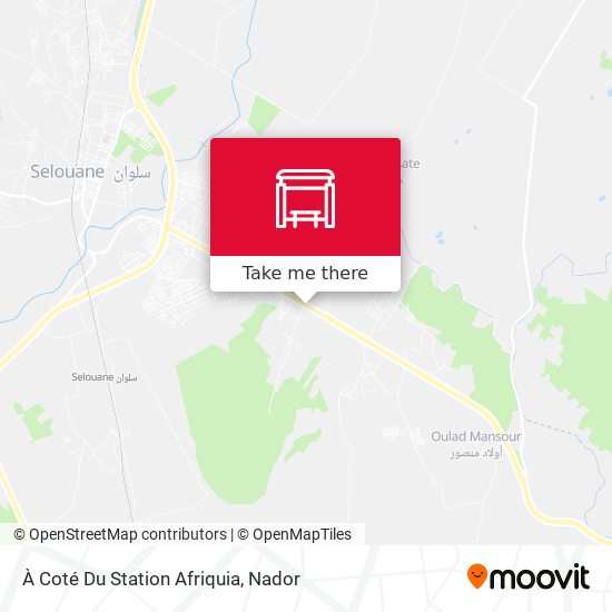 À Coté Du Station Afriquia map