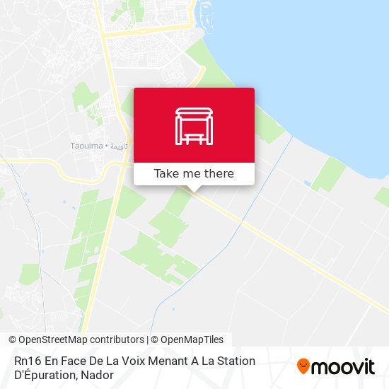 Rn16 En Face De La Voix Menant A La Station D'Épuration map