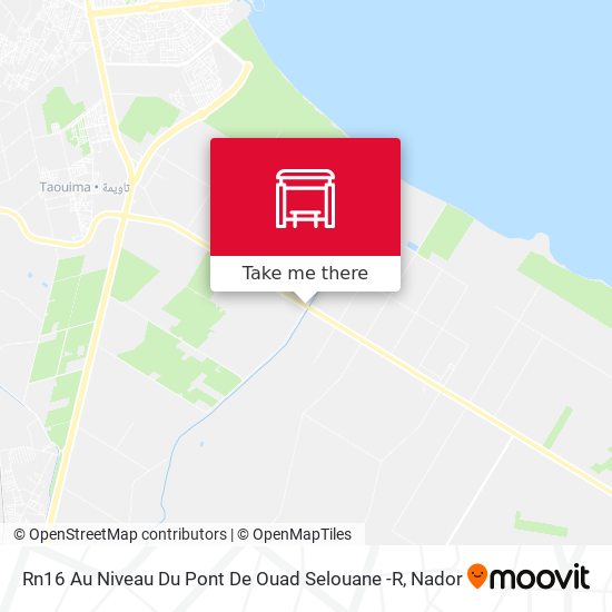 Rn16 Au Niveau Du Pont De Ouad Selouane -R map