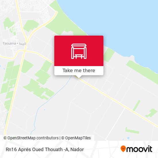 Rn16 Aprés Oued Thouath -A map