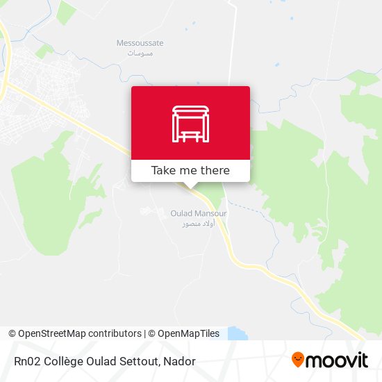Rn02 Collège Oulad Settout map
