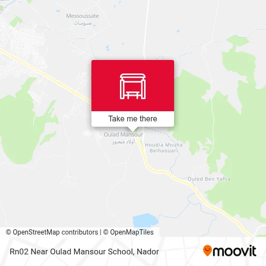 Rn02 Near Oulad Mansour School map