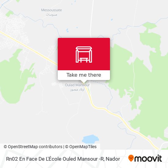Rn02 En Face De L'École Ouled Mansour -R map