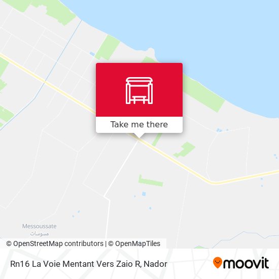 Rn16 La Voie Mentant Vers Zaio R map