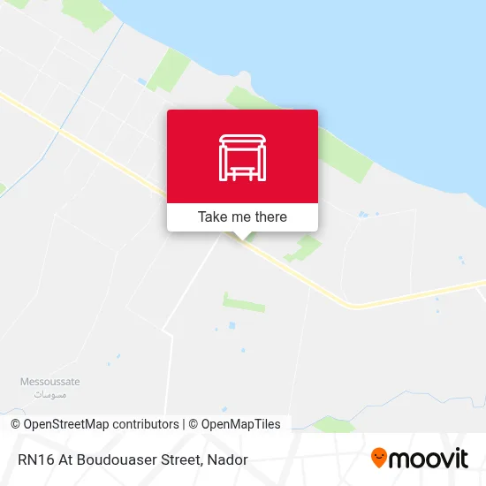 Rn16 Au Niveau Du Rue Boudouaser map