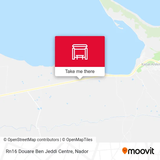 RN16 Douare Ben Jeddi Center map