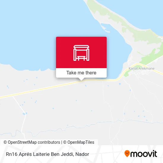 Rn16 Aprés Laiterie Ben Jeddi map