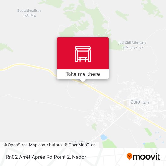 Rn02 Arrêt Après Rd Point 2 map