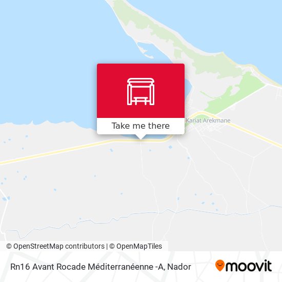 Rn16 Avant Rocade Méditerranéenne -A map