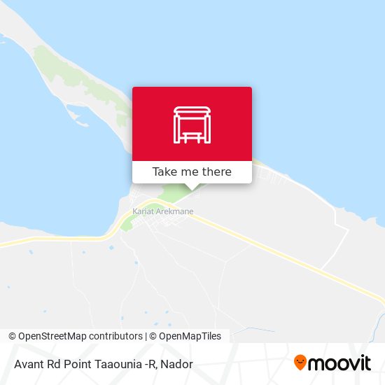 Avant Rd Point Taaounia -R map