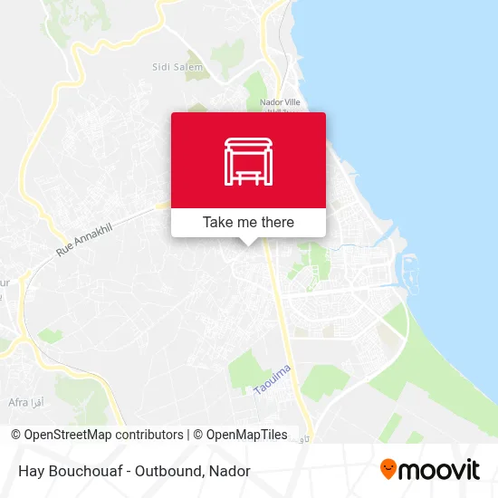 Hay Bouchouaf - Outbound map