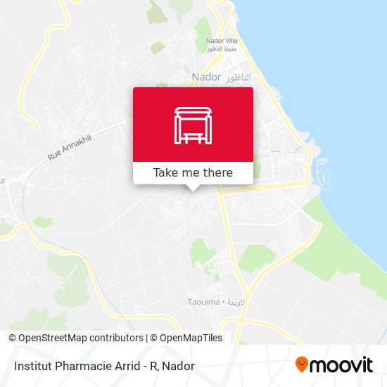 Institut Pharmacie Arrid - R map
