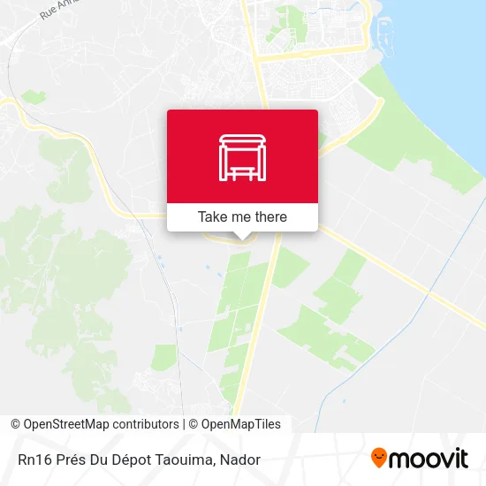 Rn16 Prés Du Dépot Taouima map