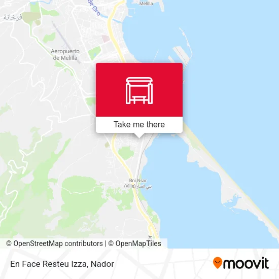 En Face Resteu Izza map