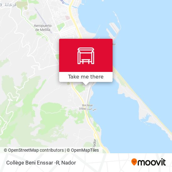 Collège Beni Enssar -R map