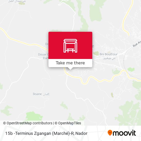 15b -Terminus Zgangan (Marché)-R map