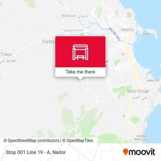 Stop 001 Line 19 - A map