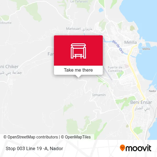 Stop 003 Line 19 -A map