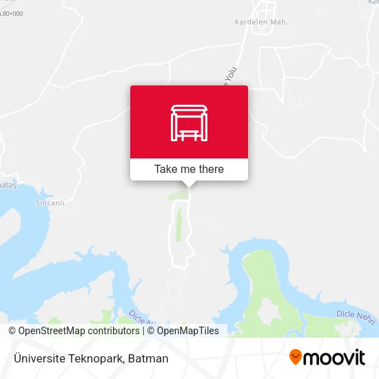 Üniversite Teknopark map