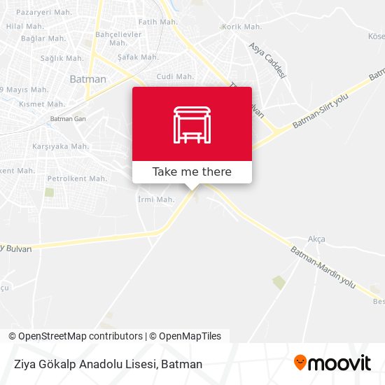 Ziya Gökalp Anadolu Lisesi map