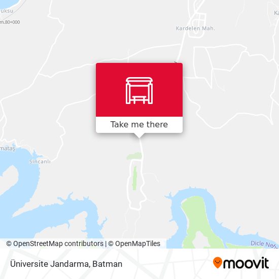 Üniversite Jandarma map