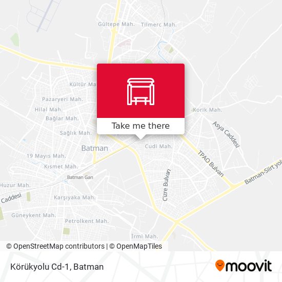 Körükyolu Cd-1 map