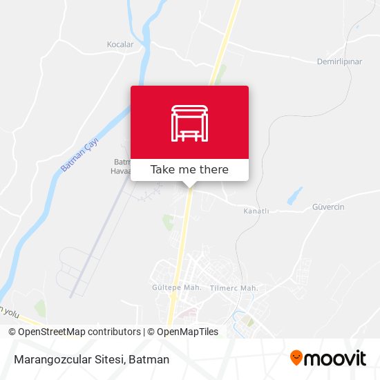 Marangozcular Sitesi map