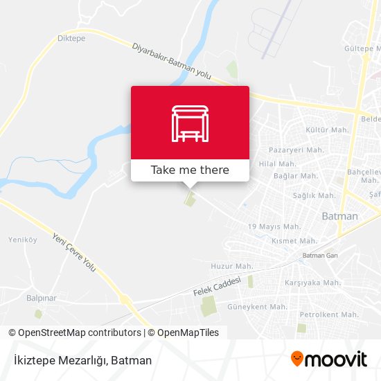 İkiztepe Mezarlığı map