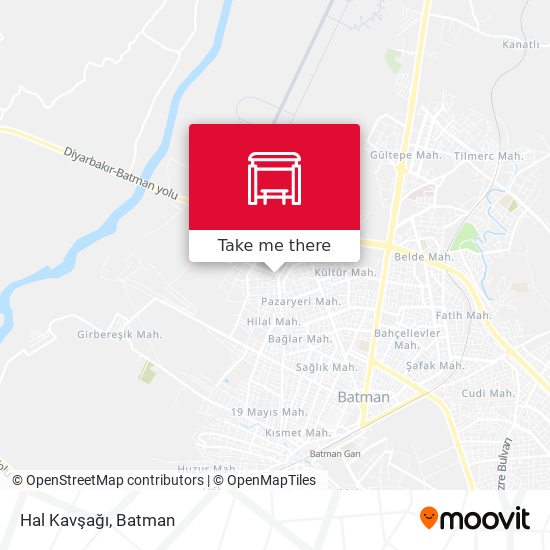 Hal Kavşağı map