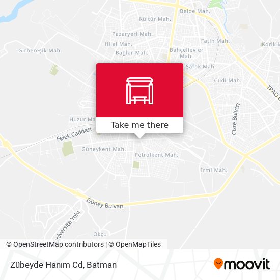 Zübeyde Hanım Cd map